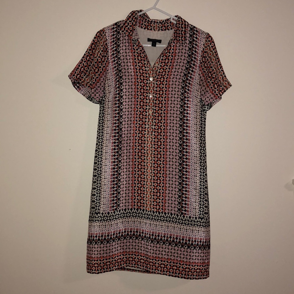 patterned jcrew dress